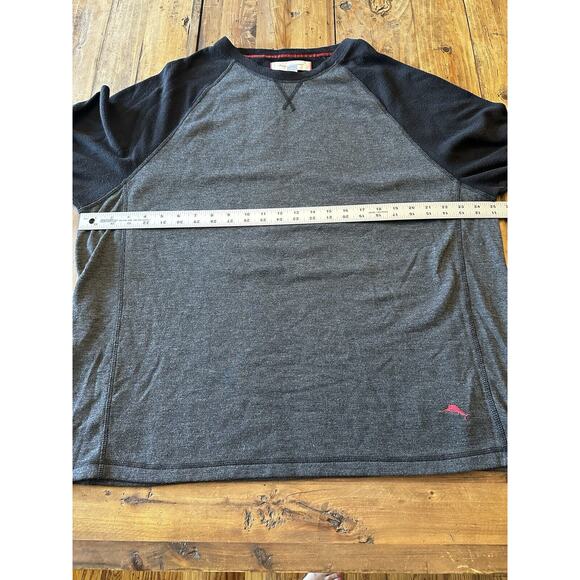 Tommy Bahama Light Sweater Men’s Size XXL Pullover Thermal Marlin Gray Shirt - Picture 7 of 10